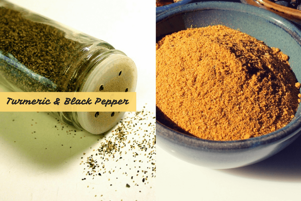 Turmeric and black pepper