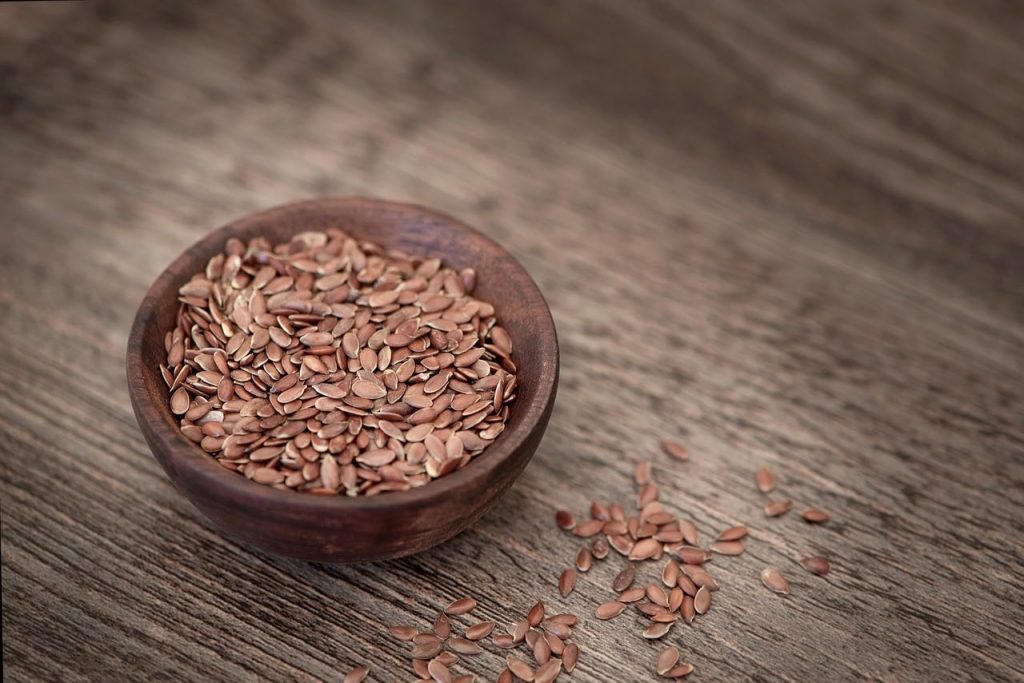Flax seeds are packed with Omega-3 fatty acids.