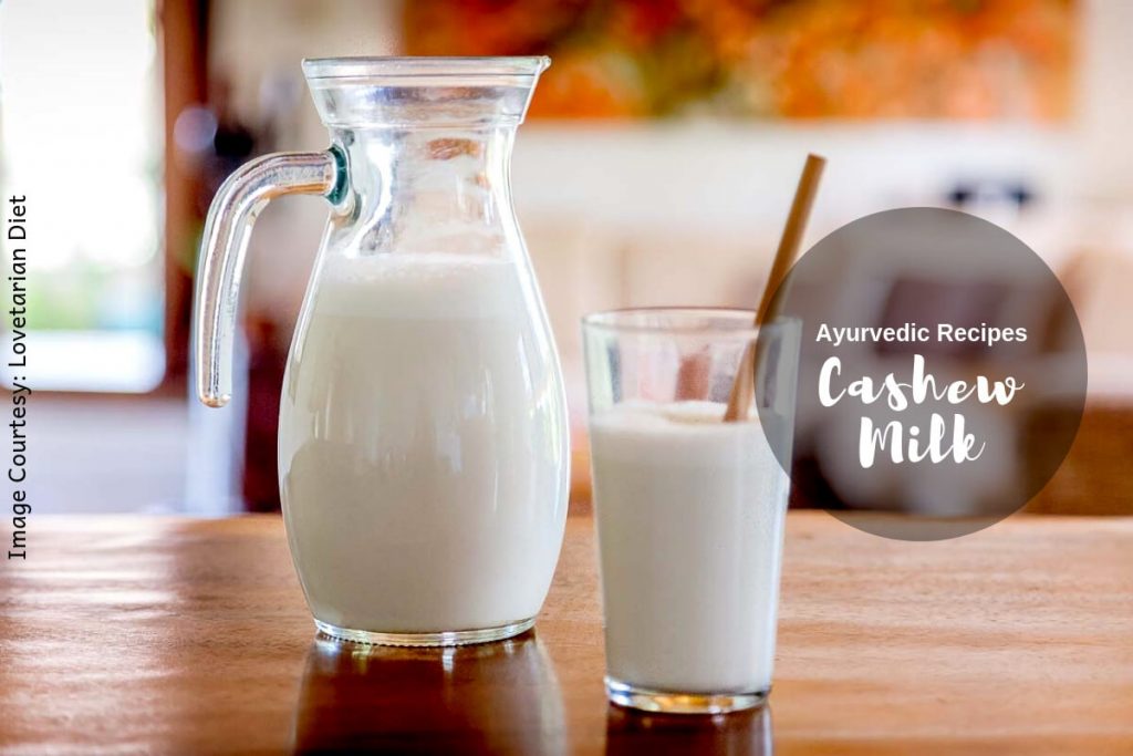 Cashew milk recipe _ Ayurvedum