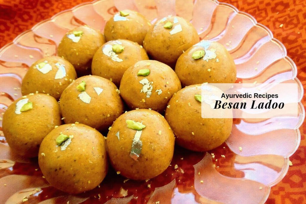 Besan ladoo recipe _ Ayurvedum